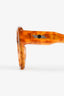 Gentle Monster Tortoiseshell Acrylic Square 'Loopy' Sunglasses