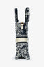 Christian Dior Navy/Cream 'Toile de Jouy' Vertical Mini Book Tote