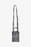 Christian Dior Navy/Cream 'Toile de Jouy' Vertical Mini Book Tote