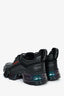 Givenchy Black/Purple Leather Perforated 'Jaw' Sneakers Size 40 Mens