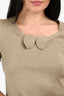 Burberry Blue Label Tan Bow Detail Sweater Size 38