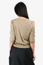 Burberry Blue Label Tan Bow Detail Sweater Size 38