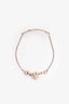 Christian Dior Gold Tone Logo Bracelet