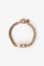Christian Dior Gold Tone Cuban Link Bracelet