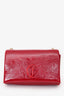 Christian Louboutin Red Patent 'Loubi54' Chain Clutch