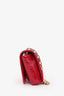 Christian Louboutin Red Patent 'Loubi54' Chain Clutch
