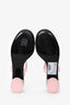 Pre-Loved Chanel™ 2025 Pink Lambskin Bow Sandals Size 37