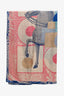 Hermès Pink Multicolour Cashmere/Silk 'Cavalier en Formes' 140
