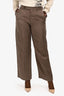 Salvatore Ferragamo Brown Tailored Trousers Size 48