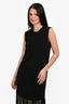 McQ By Alexander McQueen Balck Cotton/Lace Sleeveless Maxi Dress Size M