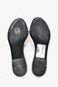 Saint Laurent White Leather Knot Flat Sandals Size 39