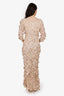 Janique Beige Long Dress Size 10