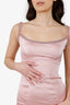 House of CB Pink Rhinestone Trim Short Dress Size XS