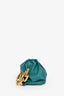 Bottega Veneta Teal Leather 'Chain Pouch' Shoulder Bag