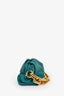 Bottega Veneta Teal Leather 'Chain Pouch' Shoulder Bag
