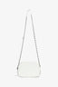 Pre-Loved Chanel™ 2014-15 White Quilted Lambskin Leather Coco Boy Camera Bag