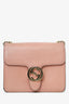 Gucci Pink Leather Interlocking G Small Dollar Bag