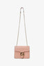 Gucci Pink Leather Interlocking G Small Dollar Bag