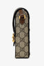 Gucci Brown GG Supreme Canvas Horsebit 1955 Mini Crossbody Bag