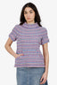 Pre-Loved Chanel™ Pink Tweed Short Sleeve Top Size 38