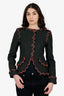 Pre-Loved Chanel™ 2013 Paris-Edinburgh Green Tartan Trim Tweed Jacket Size 36