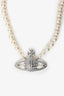 Vivienne Westwood Pearl Crystal Necklace