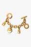 Celine Vintage Gold Toned Charm Toggle Closure Bracelet