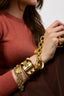 Celine Vintage Gold Toned Charm Toggle Closure Bracelet