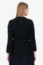 Pre-Loved Chanel™ Black Tweed Faux Pearl Trim Jacket With Belt Size 38