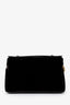 Loro Piana Black Velour/Leather L27 Crossbody With Strap