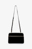 Loro Piana Black Velour/Leather L27 Crossbody With Strap
