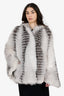 Vitaniotis Silver Fox Fur Jacket Estimated Size M