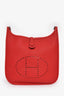 Hermès 2019 Rouge Piment Clemence Evelyne III 29 with Strap