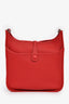 Hermès 2019 Rouge Piment Clemence Evelyne III 29 with Strap