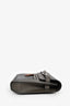 Hermès 2022 Vert De Gris/Black Leather Kelly Dépêches 25 Pouch