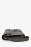 Hermès 2022 Vert De Gris/Black Leather Kelly Dépêches 25 Pouch