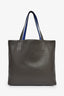 Hermès Blue/Grey Leather Reversible Tote