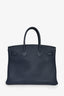 Hermès 2017 Blue Nuit Togo Leather Birkin 35