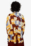 Dries Van Noten Oversized Silk Shirt In Geometric Print Size L Mens