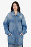 MM6 Maison Margiela Blue Denim Jacket With Zipper Size Large