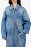 MM6 Maison Margiela Blue Denim Jacket With Zipper Size Large