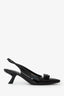 Salvatore Ferragamo Black Slingback Pumps Size 10