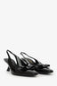Salvatore Ferragamo Black Slingback Pumps Size 10