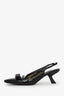 Salvatore Ferragamo Black Slingback Pumps Size 10