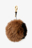 Fendi Brown/Black Fur Bag Charm
