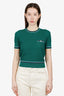 Pre-Loved Chanel™ 2023 Green Métiers d’Art Paris-Dakar Sweater Size 38
