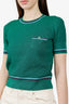 Pre-Loved Chanel™ 2023 Green Métiers d’Art Paris-Dakar Sweater Size 38