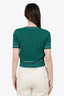 Pre-Loved Chanel™ 2023 Green Métiers d’Art Paris-Dakar Sweater Size 38