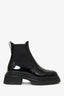 Pre-Loved Chanel™ Black Patent Leather Chelsea Boots Size 37.5