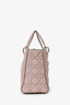 Christian Dior 2017 Powder Pink Supple Medium Lady Dior with Strap